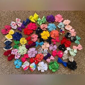 Set of Girls’ Hair Bow Clips